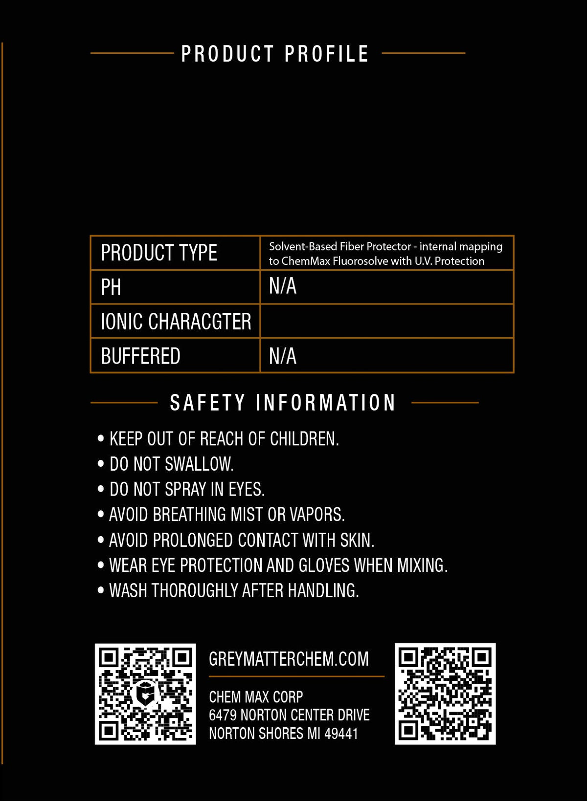 Fiber Guard - Solvent-Based